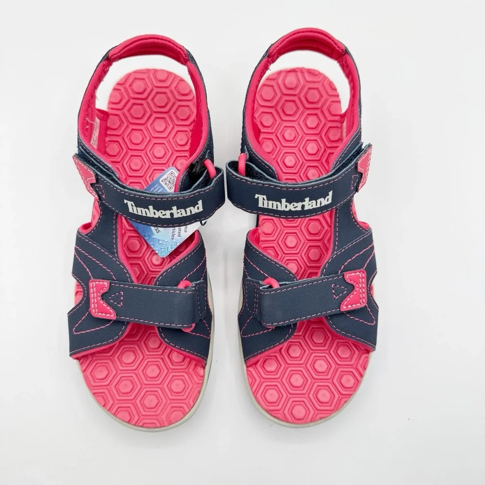 Timberland Adventure Seeker Strap Sandal Girls Navy Pink Size 5 Kids